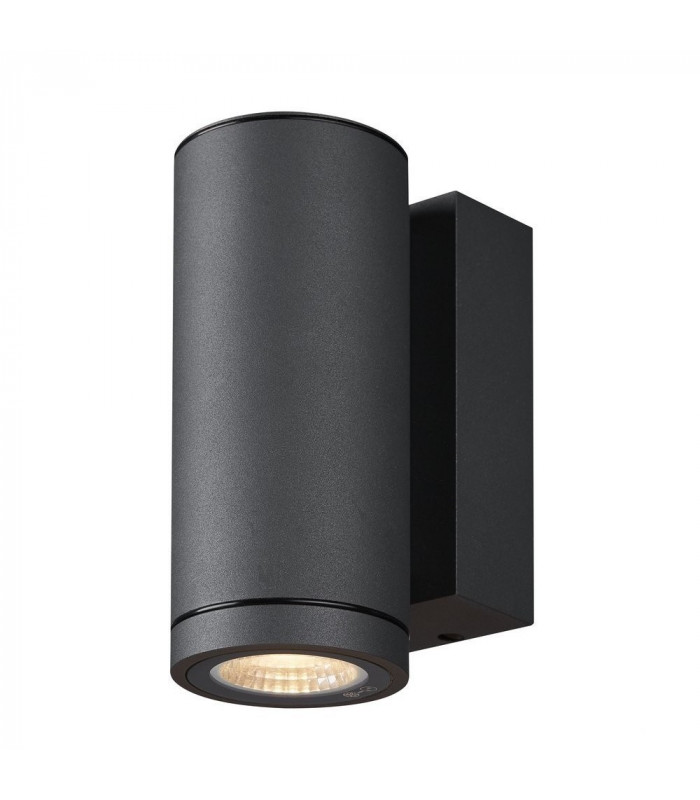 Single Outdoor LED Surface-Mounted Wall Light Anthracite 3000/4000K