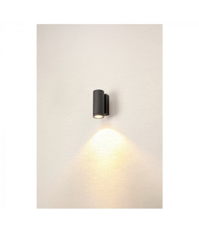 Single Outdoor LED Surface-Mounted Wall Light Anthracite 3000/4000K