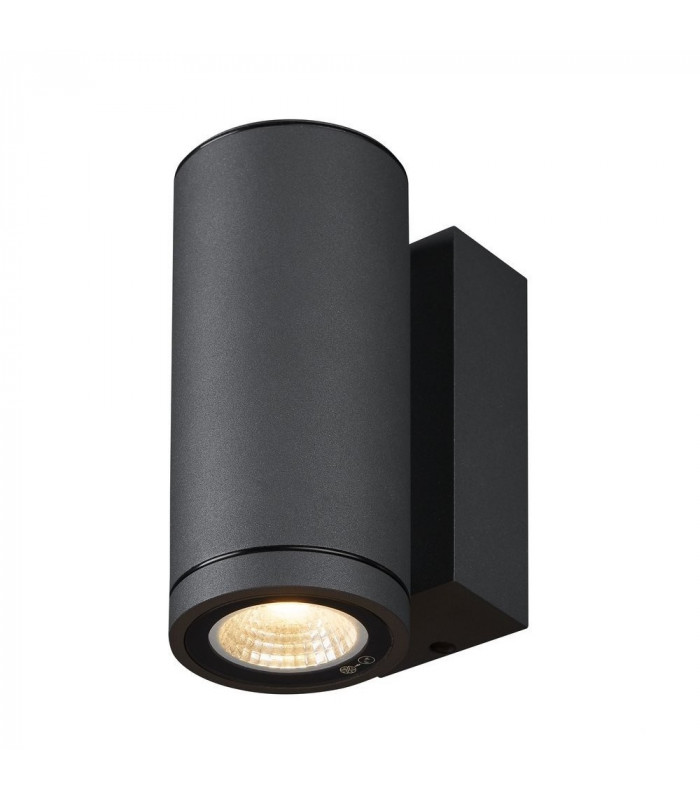 Single Outdoor LED Surface-Mounted Wall Light Anthracite 3000/4000K