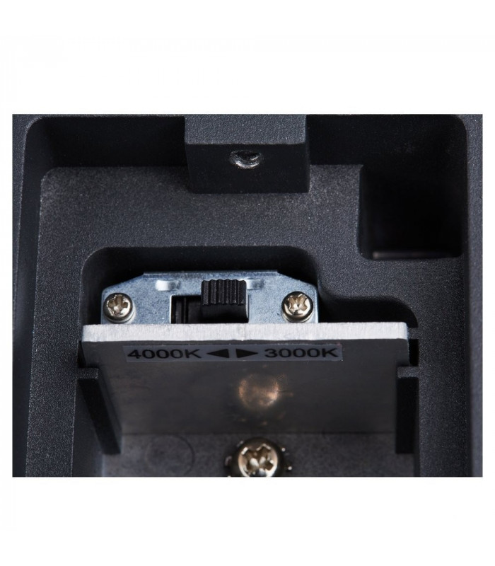 Single Outdoor LED Surface-Mounted Wall Light Anthracite 3000/4000K