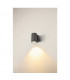 Single Outdoor LED Surface-Mounted Wall Light Anthracite 3000/4000K