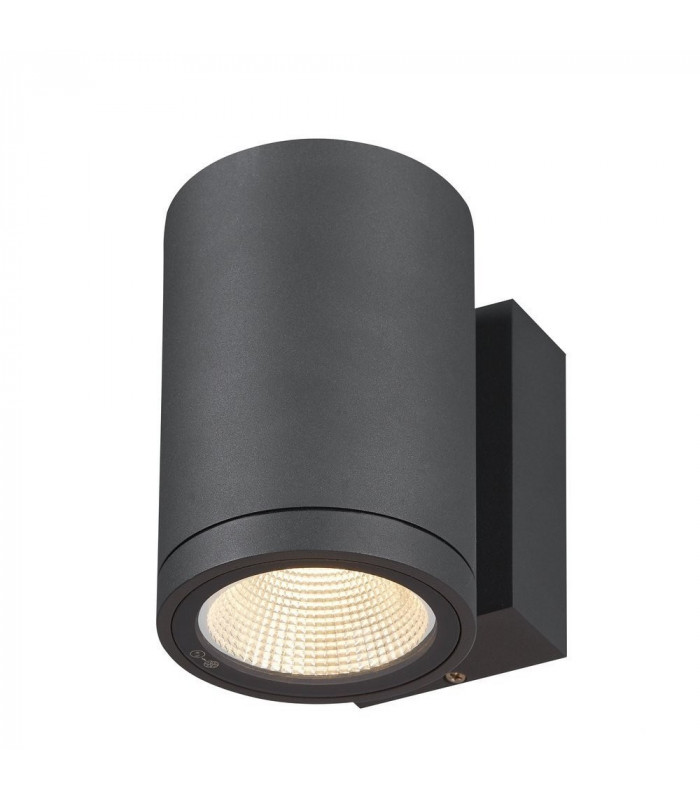 Single Outdoor LED Surface-Mounted Wall Light Anthracite 3000/4000K