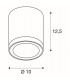 Outdoor LED Surface-Mounted Ceiling Light Anthracite 3000/4000K