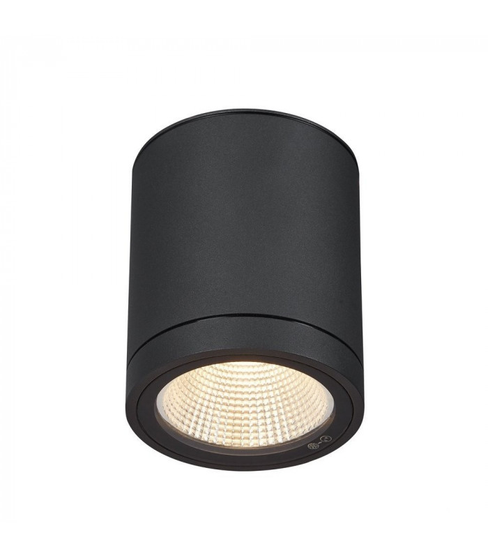 Outdoor LED Surface-Mounted Ceiling Light Anthracite 3000/4000K