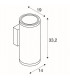 Up Down Outdoor LED Surface-Mounted Wall Light Anthracite 3000/4000K