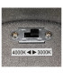Outdoor LED Surface-Mounted Ceiling Light Anthracite 3000/4000K