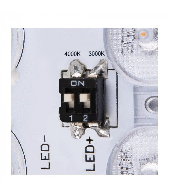 Square Outdoor LED Surface Mounted Ceiling Light White Switch 3000/4000K