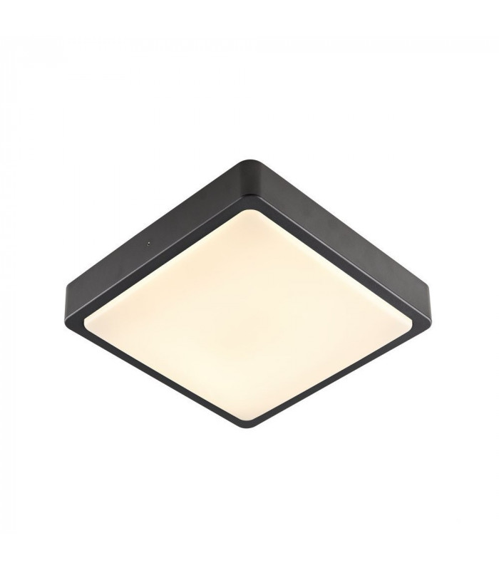Square Outdoor LED Surface-Mounted Ceiling Light Anthracite Switch 3000/4000K
