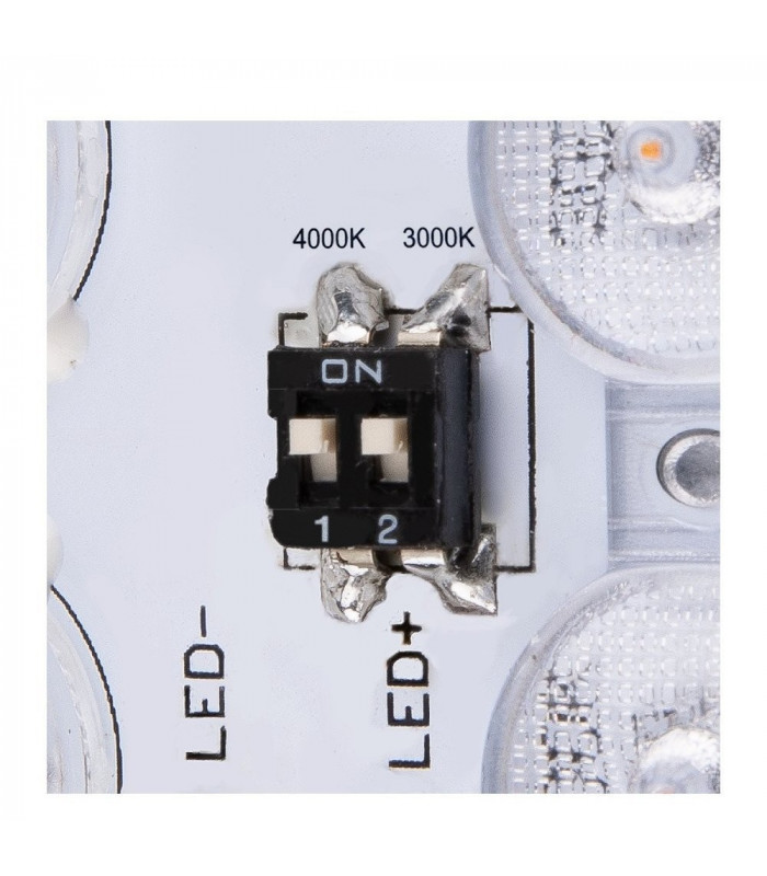 Square Sensor Outdoor LED Surface-Mounted Ceiling Light White Switch 3000/4000K