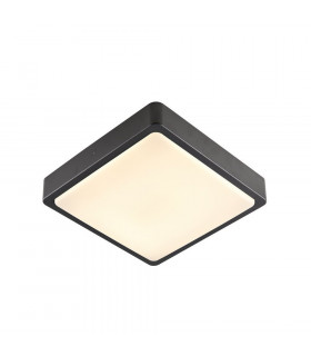 Square Sensor Outdoor LED Surface-Mounted Ceiling Light Anthracite Switch 3000/4000K