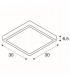 Square Sensor Outdoor LED Surface-Mounted Ceiling Light Anthracite Switch 3000/4000K