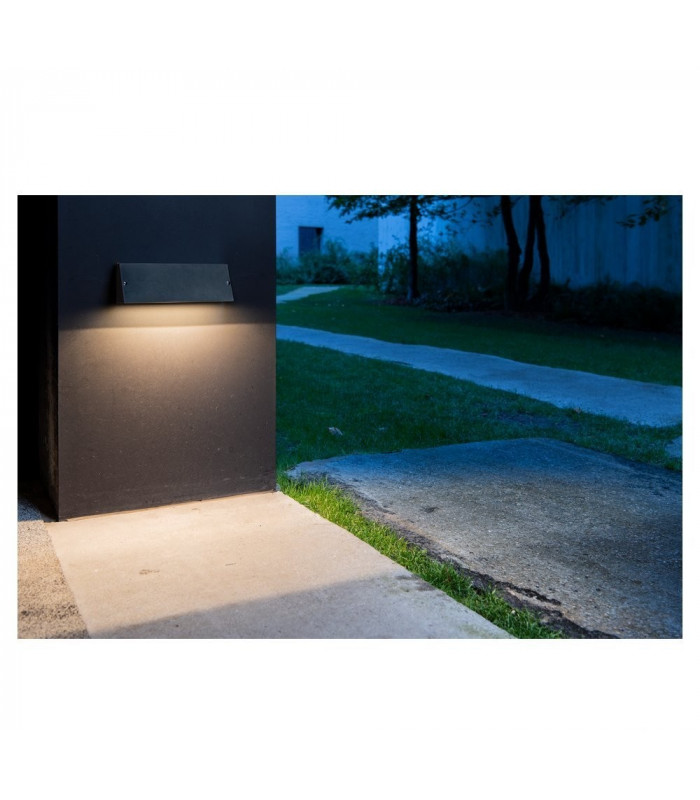 Outdoor LED Surface-Mounted Wall Light Black Switch 3000/4000K