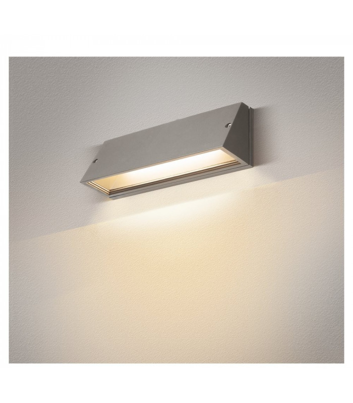Outdoor LED Surface-Mounted Wall Light Grey Switch 3000/4000K