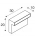Outdoor LED Free-Standing Light Anthracite Switch 3000/4000K