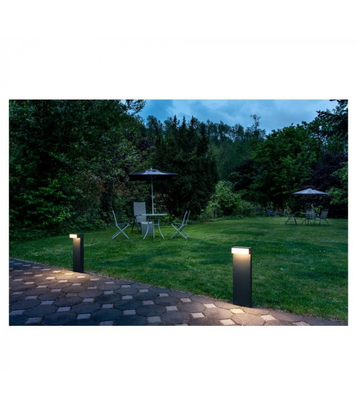 Outdoor LED Free-Standing Light Horizontal Anthracite Switch 3000/4000K