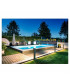Outdoor LED Free-Standing Light Horizontal Anthracite Switch 3000/4000K