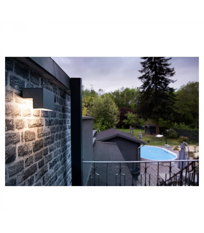 Outdoor LED Wall-Mounted Light Anthracite Switch 3000/4000K