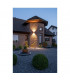 Up Down, Outdoor LED Surface-Mounted Wall Light Round Rust Switch 3000/4000K