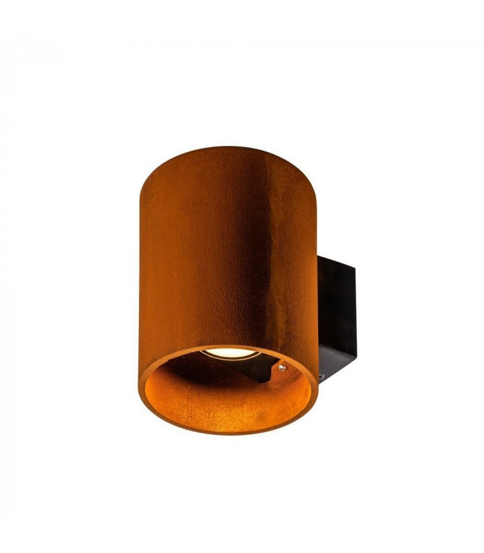 Up Down, Outdoor LED Surface-Mounted Wall Light Round Rust Switch 3000/4000K