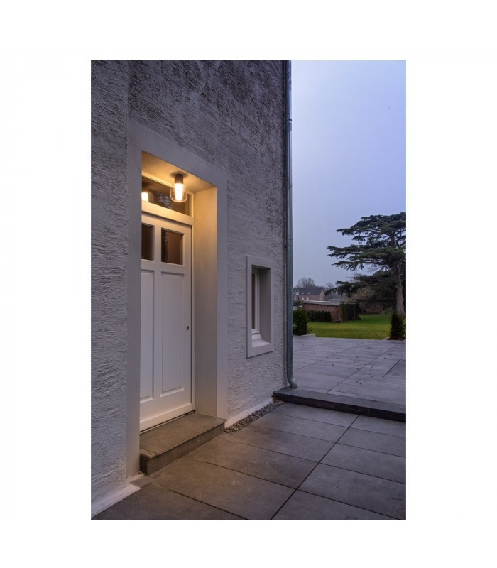 LED Outdoor Ceiling-Mounted Ceiling Light Anthracite Switch 3000/4000K