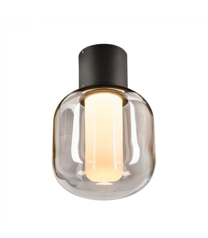 LED Outdoor Ceiling-Mounted Ceiling Light Anthracite Switch 3000/4000K