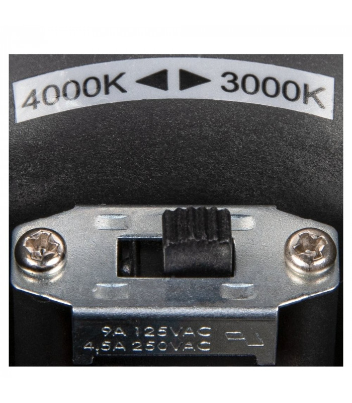 Outdoor LED Ceiling-Mounted Light Anthracite Switch 3000/4000K