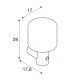 Sensor, Outdoor LED Ceiling-Mounted Light Anthracite Switch 3000/4000K