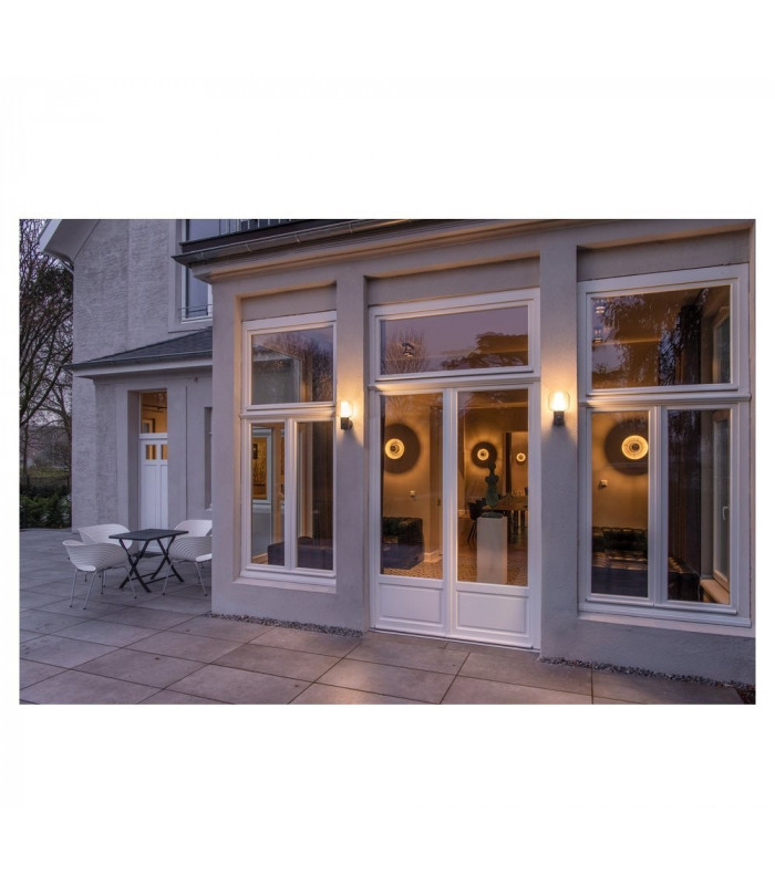 Sensor, Outdoor LED Ceiling-Mounted Light Anthracite Switch 3000/4000K