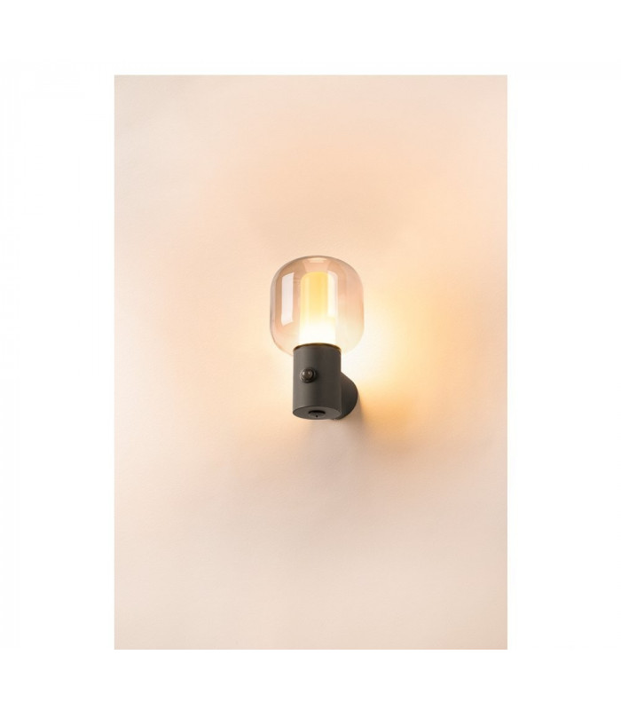 Sensor, Outdoor LED Ceiling-Mounted Light Anthracite Switch 3000/4000K