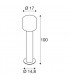 Outdoor LED Free-Standing Light Anthracite Switch 3000/4000K