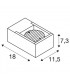 Outdoor LED Wall-Mounted Light Anthracite Switch 3000/4000K