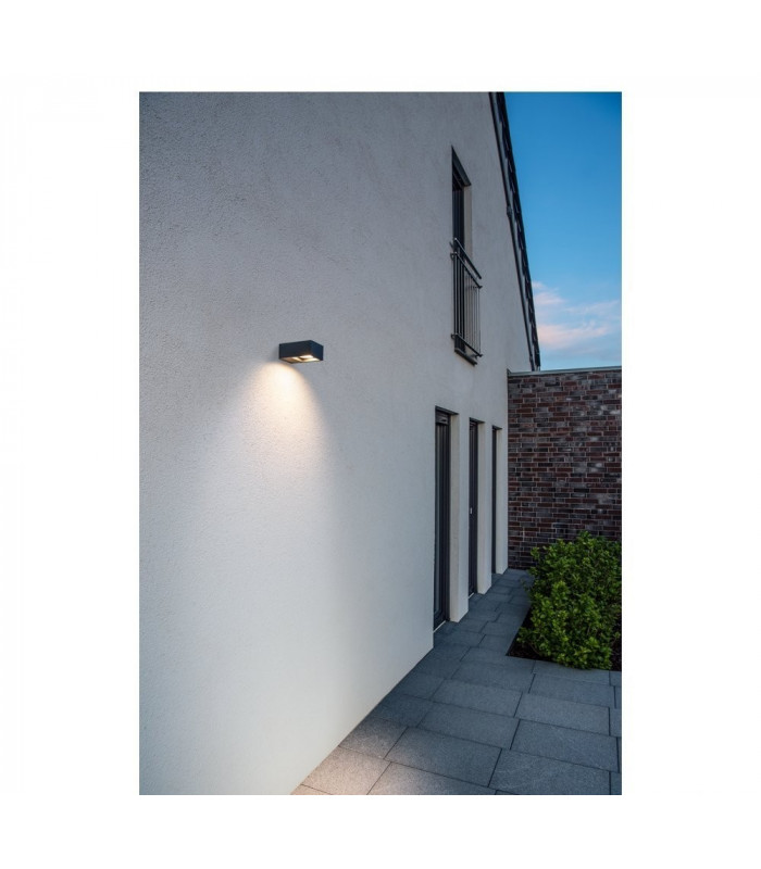 Outdoor LED Wall-Mounted Light Anthracite Switch 3000/4000K