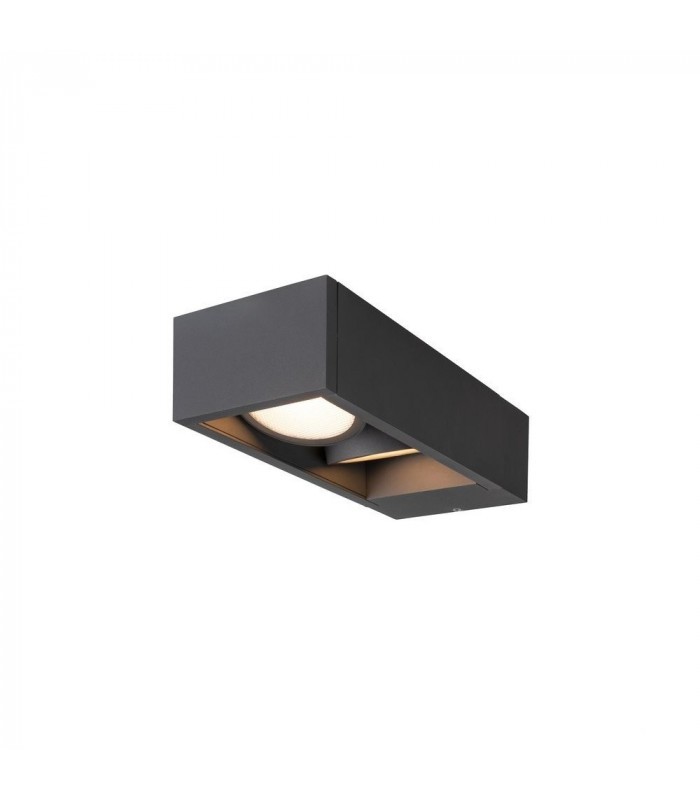 Outdoor LED Wall-Mounted Light Double Anthracite Switch 3000/4000K