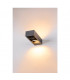 Outdoor LED Wall-Mounted Light Double Anthracite Switch 3000/4000K