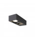 Outdoor LED Wall-Mounted Light Double Anthracite Switch 3000/4000K