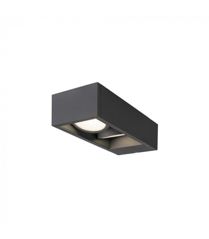 Outdoor LED Wall-Mounted Light Double Anthracite Switch 3000/4000K