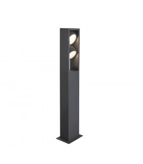 Outdoor LED Free-Standing Light Double Anthracite Switch 3000/4000K