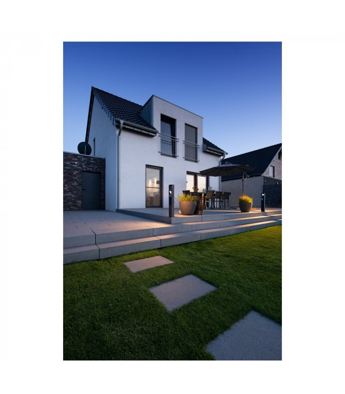 Outdoor LED Free-Standing Light Double Anthracite Switch 3000/4000K