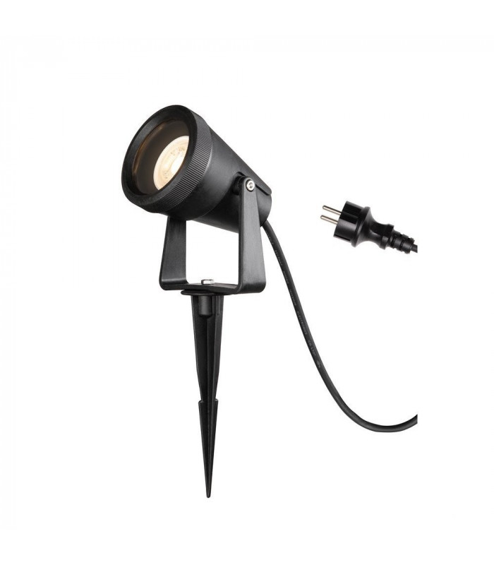 Outdoor Ground Spike Light Black