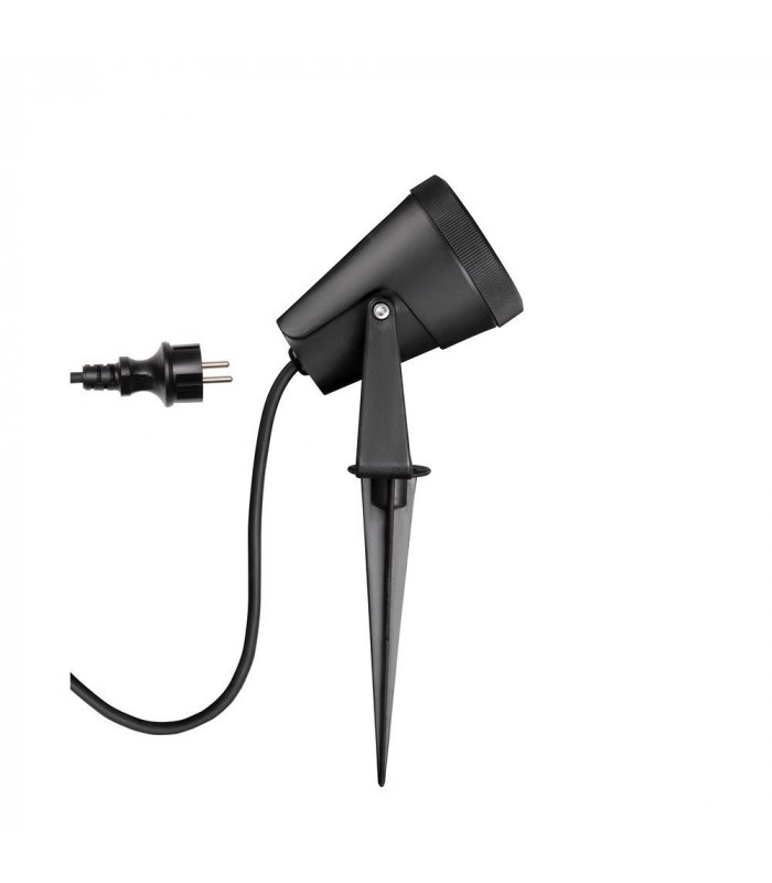 Outdoor Ground Spike Light Black