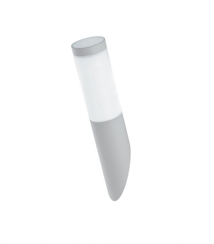 Outdoor Stainless Steel Wall Bollard Light, White, IP44, E27