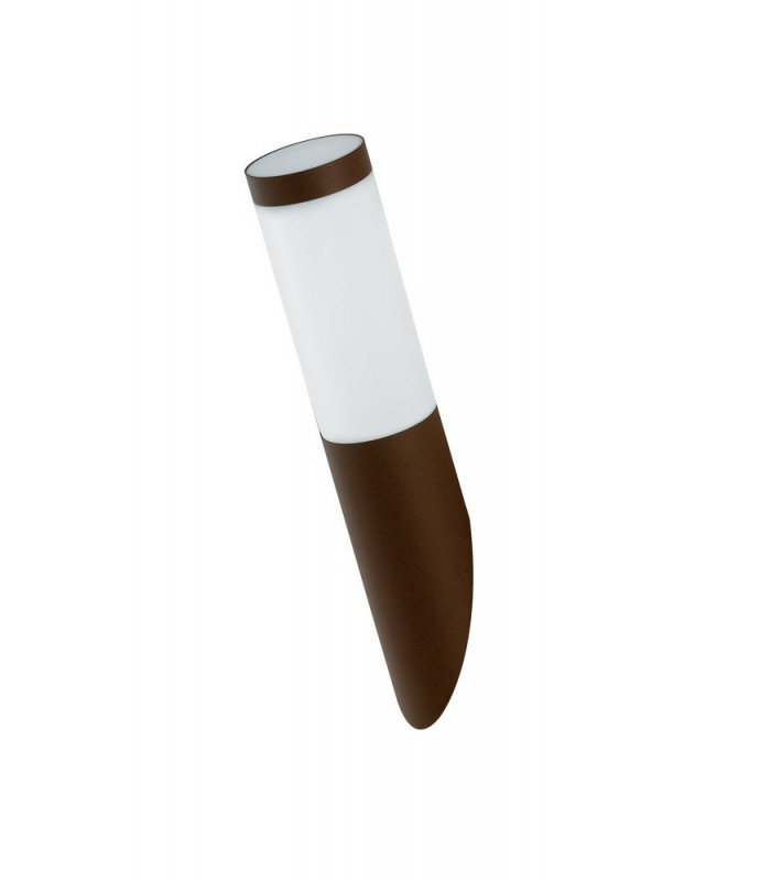 Outdoor Stainless Steel Wall Bollard Light, Bronze, IP44, E27