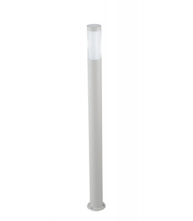 Outdoor Stainless Steel Bollard Light, White, IP44, E27