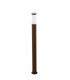 Outdoor Stainless Steel Bollard Light, Bronze, IP44, E27