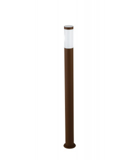 Outdoor Stainless Steel Bollard Light, Bronze, IP44, E27