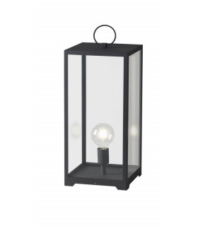 Outdoor Portable Table Lamp Lantern, Anthracite, IP44, E27