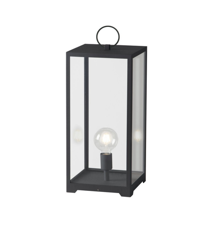 Outdoor Portable Table Lamp Lantern, Anthracite, IP44, E27