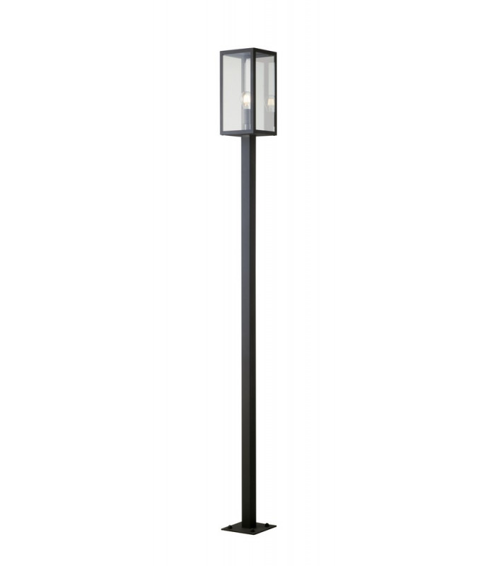Outdoor Lamp Post Lantern, Anthracite, IP44, E27