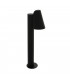 Modern Bollard Lamp Black 1 Light  with Clear Shade, E27, IP44