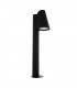Modern Bollard Lamp Black 1 Light  with Clear Shade, E27, IP44